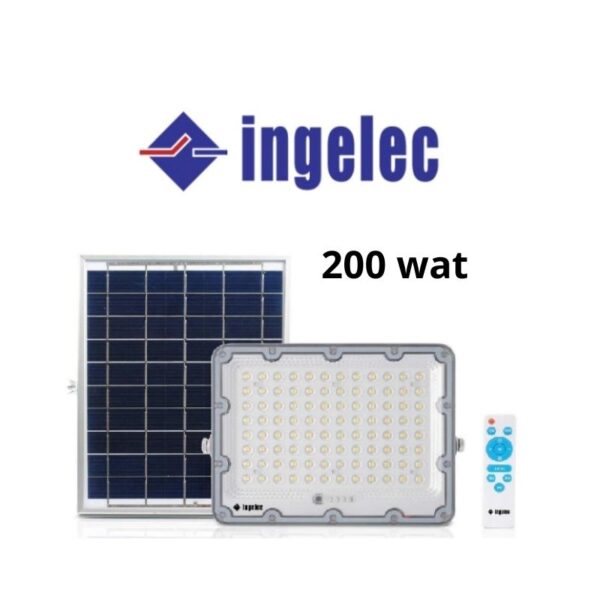 Projecteur LED solaire 200W 6500°K