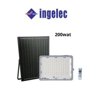 Projecteur LED solaire 200W 6500°K