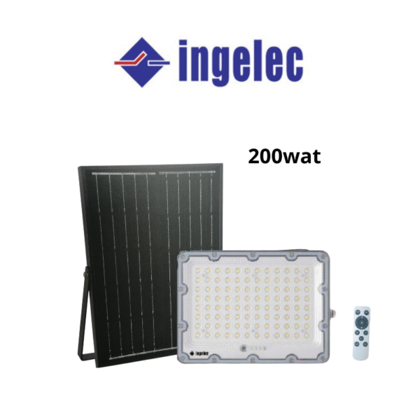 Projecteur LED solaire 200W 6500°K